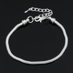 Europese karabijnhaak armband 17cm