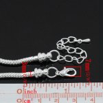 Europese karabijnhaak armband 23cm
