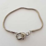 Europese karabijnhaak armband 21cm N°03