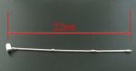 Europese Clip Armband 22 cm Gladde sluiting Verzilverd 925