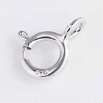 Ronde veersluiting 925 zilver N°02