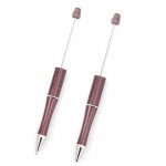 Decoratieve kraalpen Bordeaux Donker Glitter om aan te passen x 1 stuk