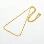 Ketting N°14 in roestvrij staal 50 cm goud