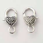 Hart sluiting N°01 Zilver