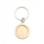 Sleutelhanger 20 mm Hout N°01