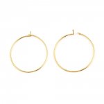 Creoolse oorbelhouder 18K verguld N°01-20 mm x 1 paar