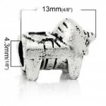 Bead N°1008 Animal Silver