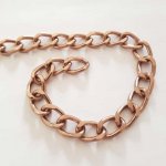 1 meter platte ketting N°01 18 x 12 mm