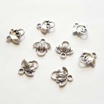 Bloem bedel Metaal N°120 Zilver