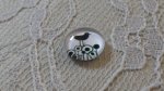 rond glas cabochon 10mm vogels 018 