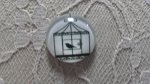 rond glas cabochon 25mm vogels 010 