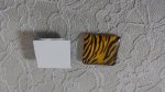 glazen vierkante cabochon 25mm 032 