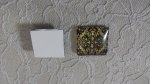 vierkante glazen cabochon 25mm 031 