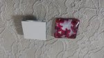 vierkante glazen cabochon 25mm 029 