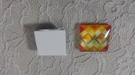 glas vierkante cabochon 25mm 014 