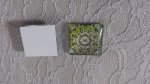 vierkante glazen cabochon 25mm 004 