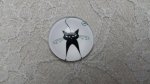 glazen cabochon rond 20mm cat 018 