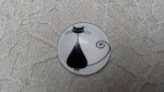 glazen cabochon rond 20mm cat 017 