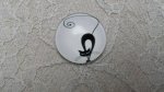 glazen cabochon rond 20mm cat 015 