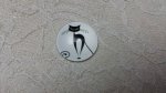 glazen cabochon rond 20mm cat 008 