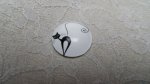 glazen cabochon rond 20mm cat 006 