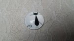glazen cabochon rond 20mm cat 004 