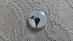 glazen cabochon rond 20mm cat 002 
