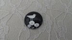 rond glas cabochon 20mm vogels 012 