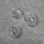 Glazen bollen rond 18mm 10 stuks om te vullen