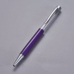Bead decoreren pen lege buis op maat zilver indigo x 1 stuk