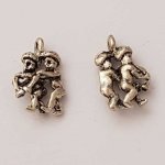 Sterrenbeeld Tweelingen Bedel Zilver Metaal N°01