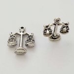 Sterrenbeeld Weegschaal Zilver Metaal N°06