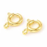 Vergulde ronde veersluiting N°01 Goud