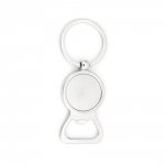 Set van 10 zilveren sleutelhangers 25 mm N°01