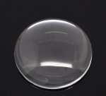 10 Cabochons Rond 30 mm in helder vergrootglas N°13