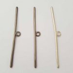 Staaf voor zilveren metalen gesp N°21 set van 3