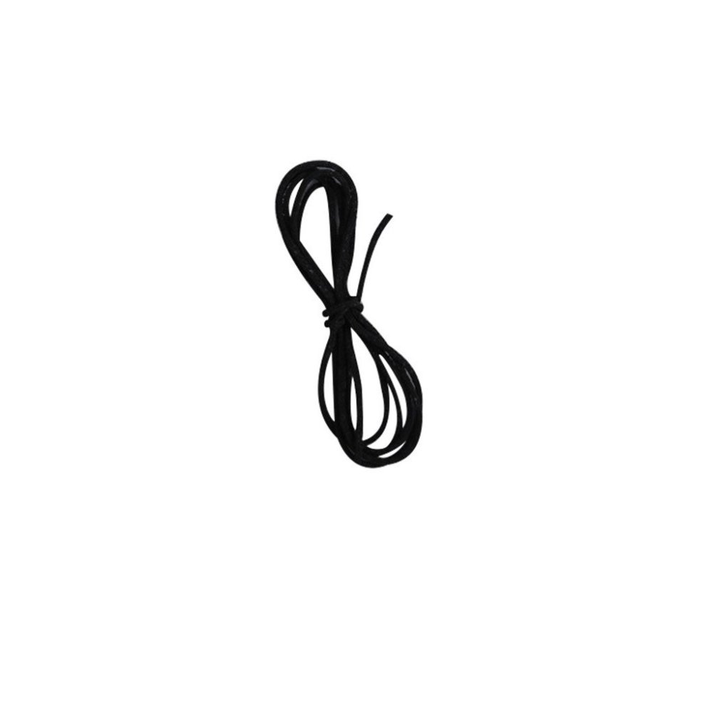 Elastisch masker Polyester rond 2,5 mm Zwart