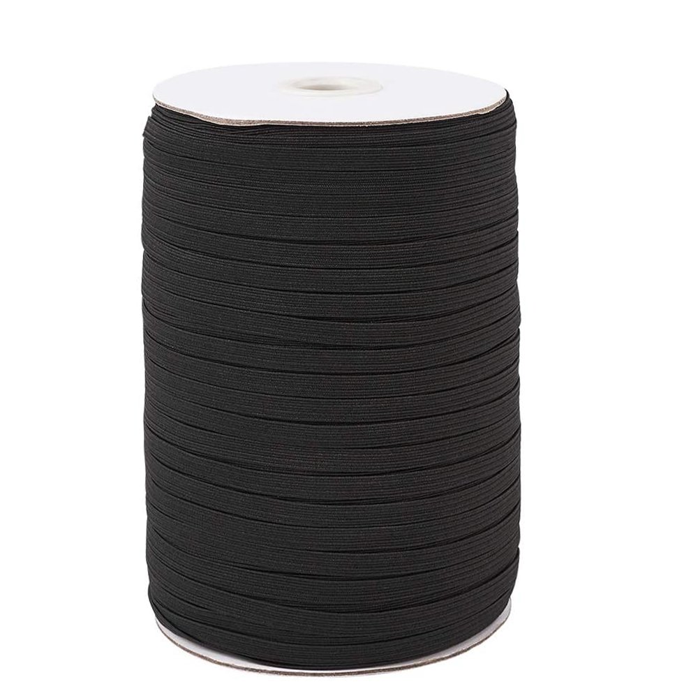 Vlakmasker elastiek 3 mm x 140 meter Zwart