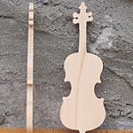 Cello figuurtje 9cm lg 3mm dik