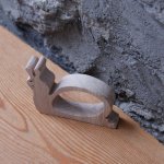 Handgemaakte massief houten slak servetring