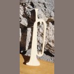Houten bugel 15cm muzikale decoratie