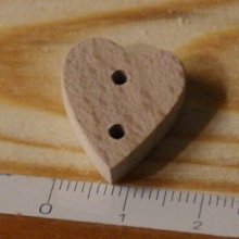 Hartknop 15mm massief hout handgemaakt