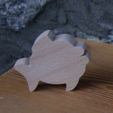 vis bruiloft plaatskaart natuur thema