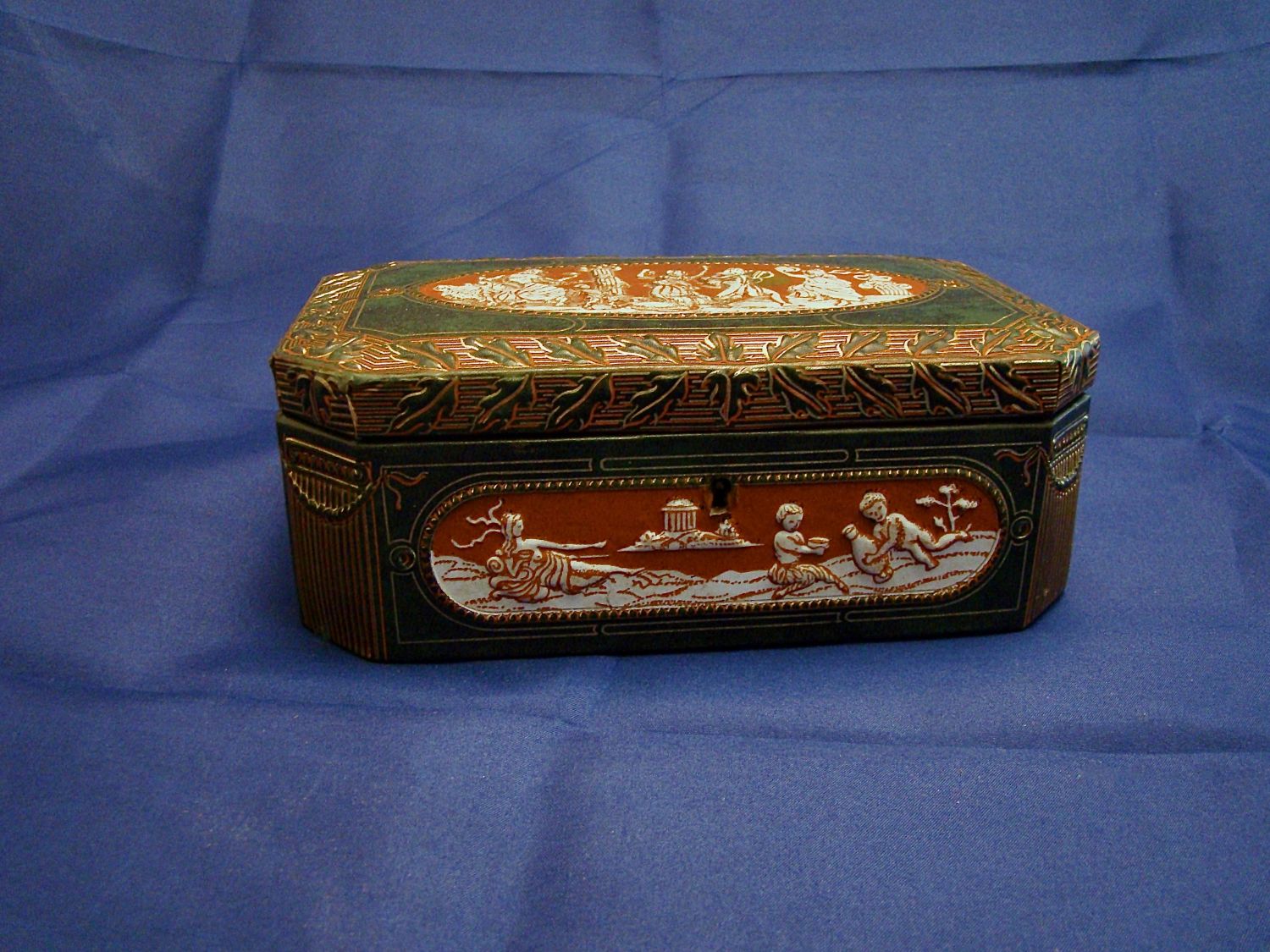 Vintage juwelendoosje met slot