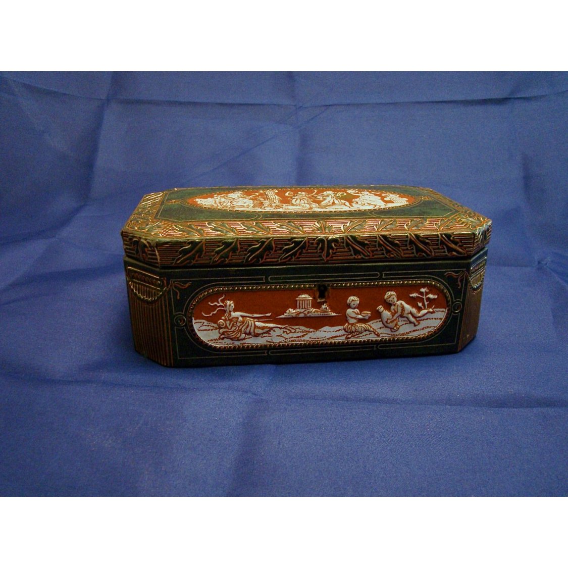 Vintage juwelendoosje met slot