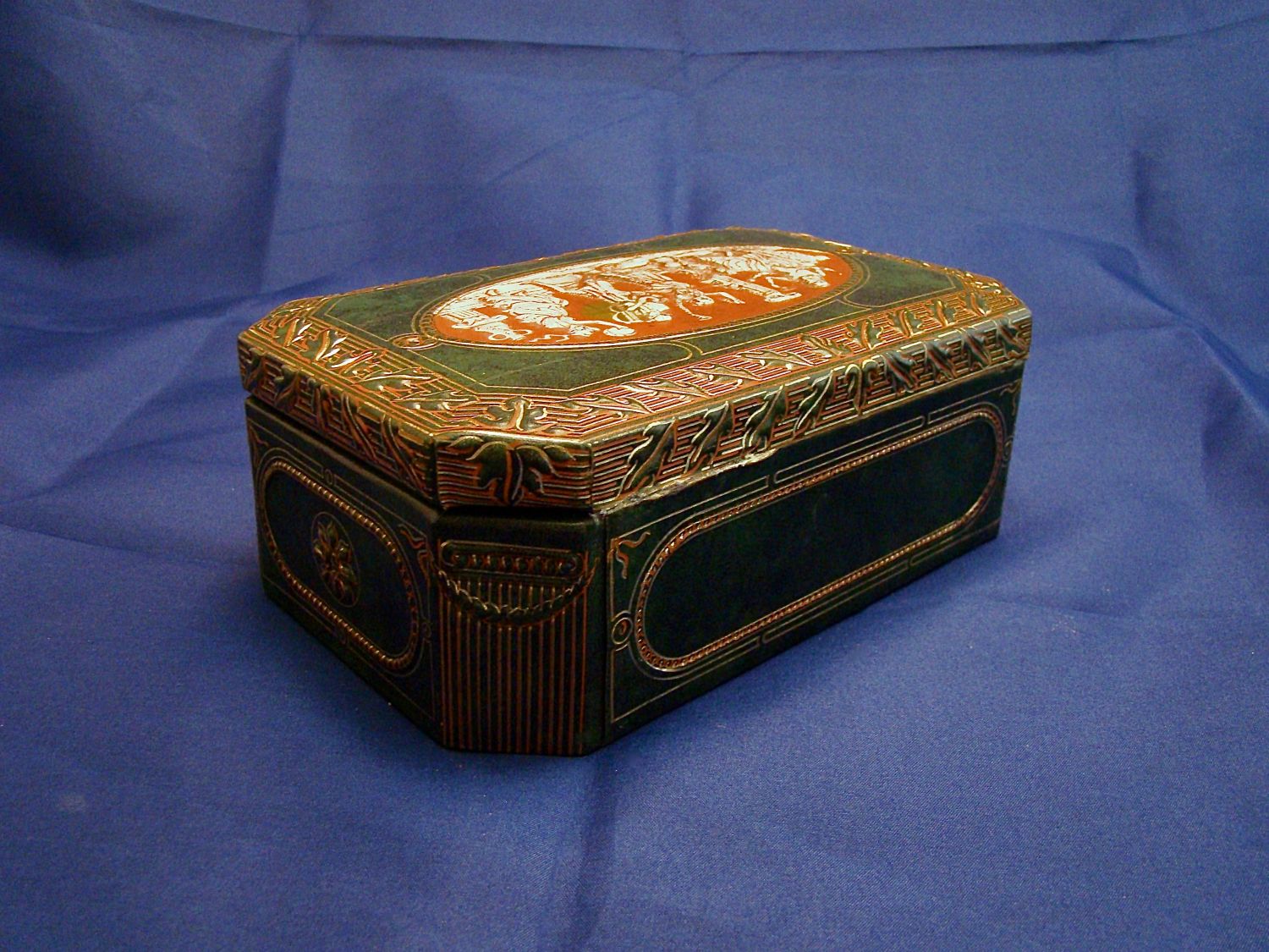 Vintage juwelendoosje met slot