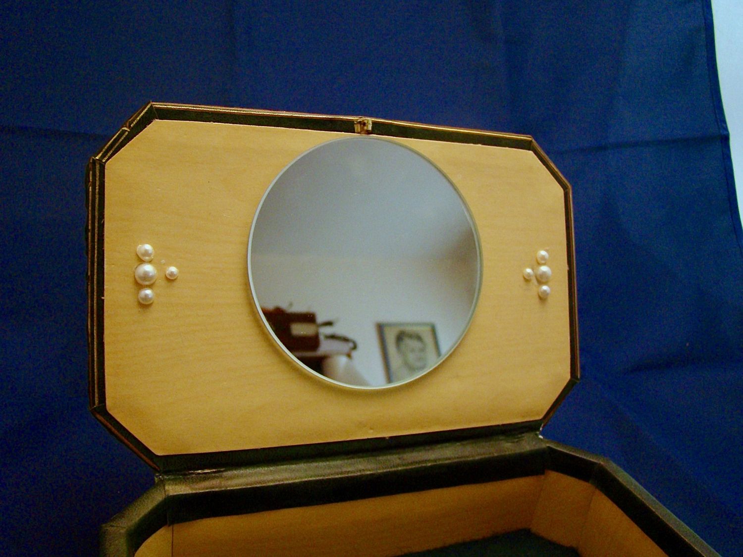 Vintage juwelendoosje met slot