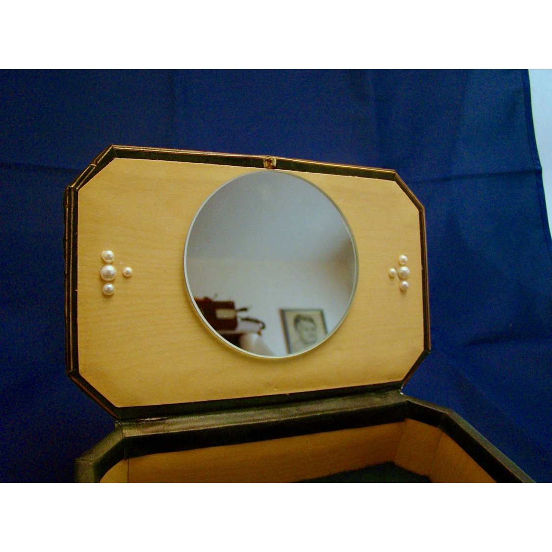 Vintage juwelendoosje met slot