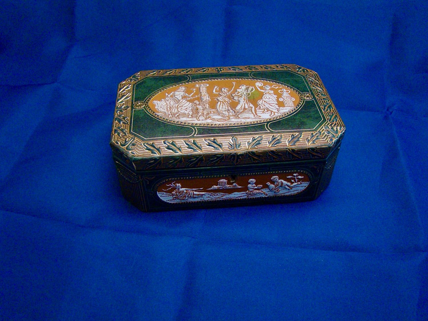 Vintage juwelendoosje met slot