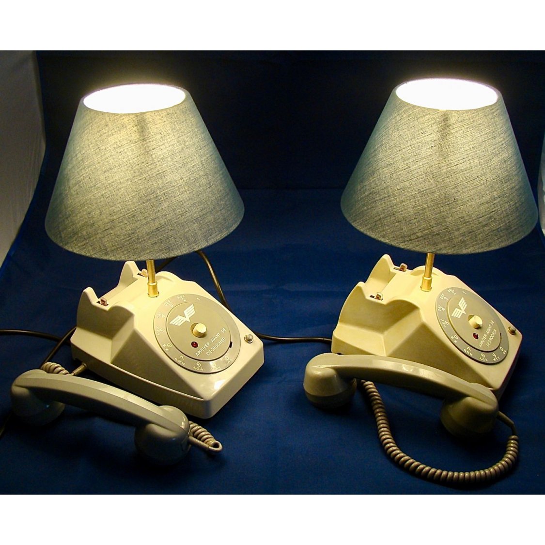 luchttelefoon bedlampenset 